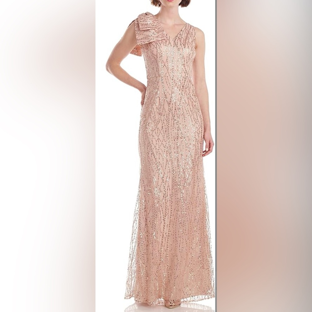 Js Collections Dakota Bow Mermaid Gown